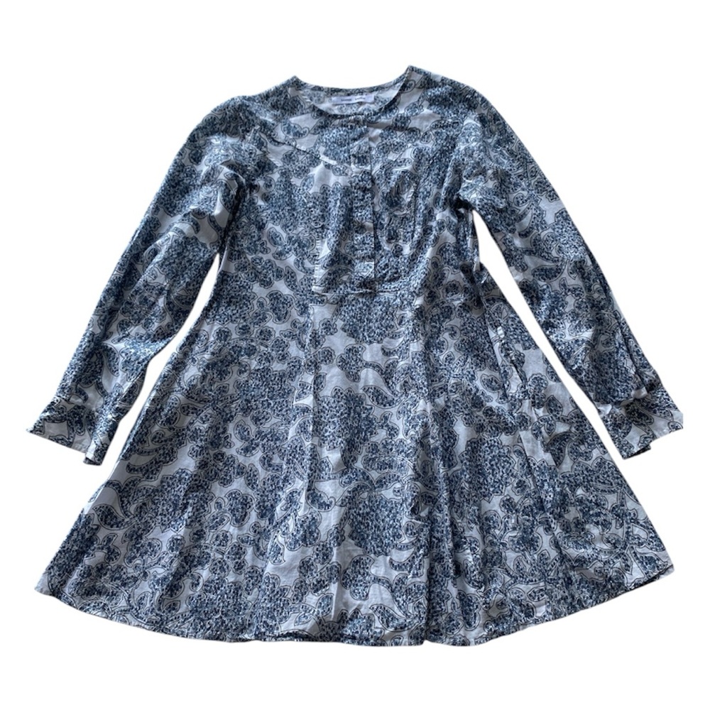 Samsoe Samsoe Wmn’s XS Karlene‎ Cotton Block Print Shirt Dress